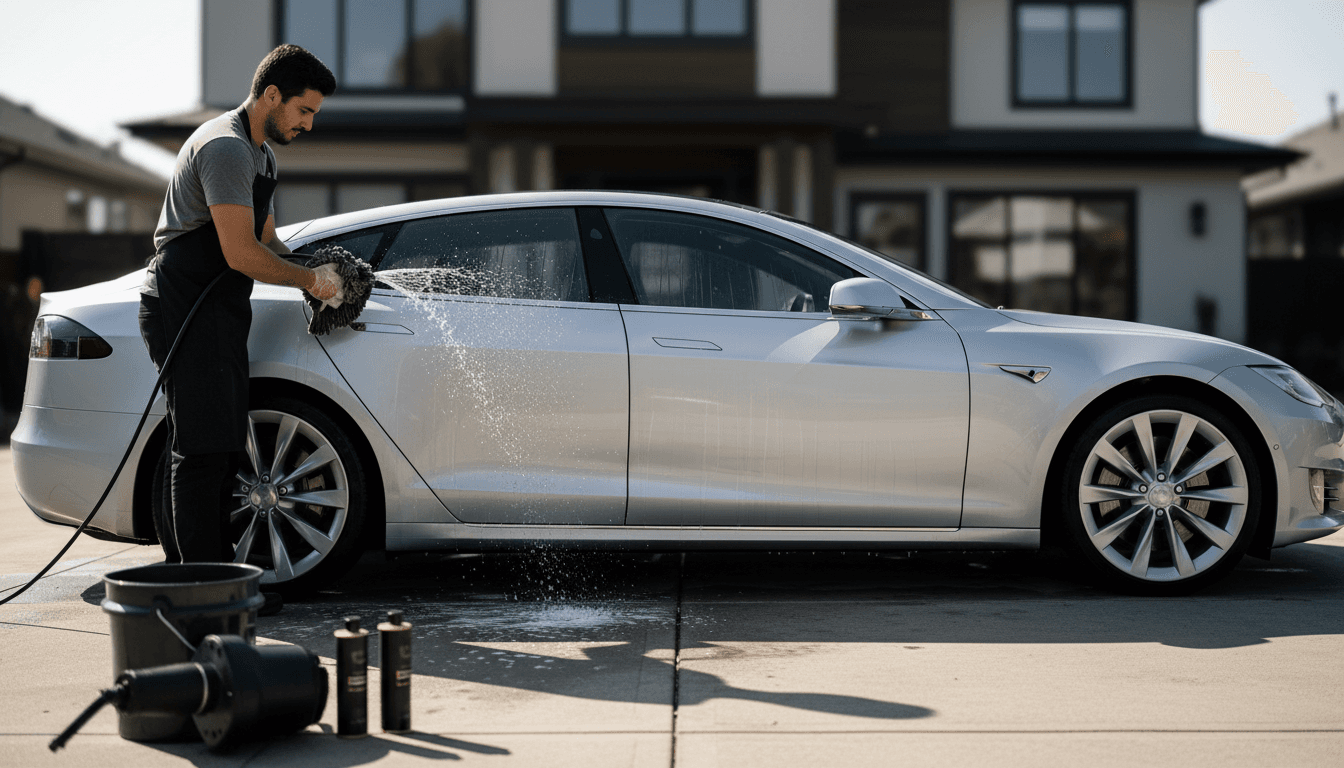Exterior washing